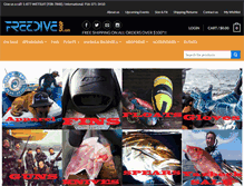 Tablet Screenshot of freediveshop.com